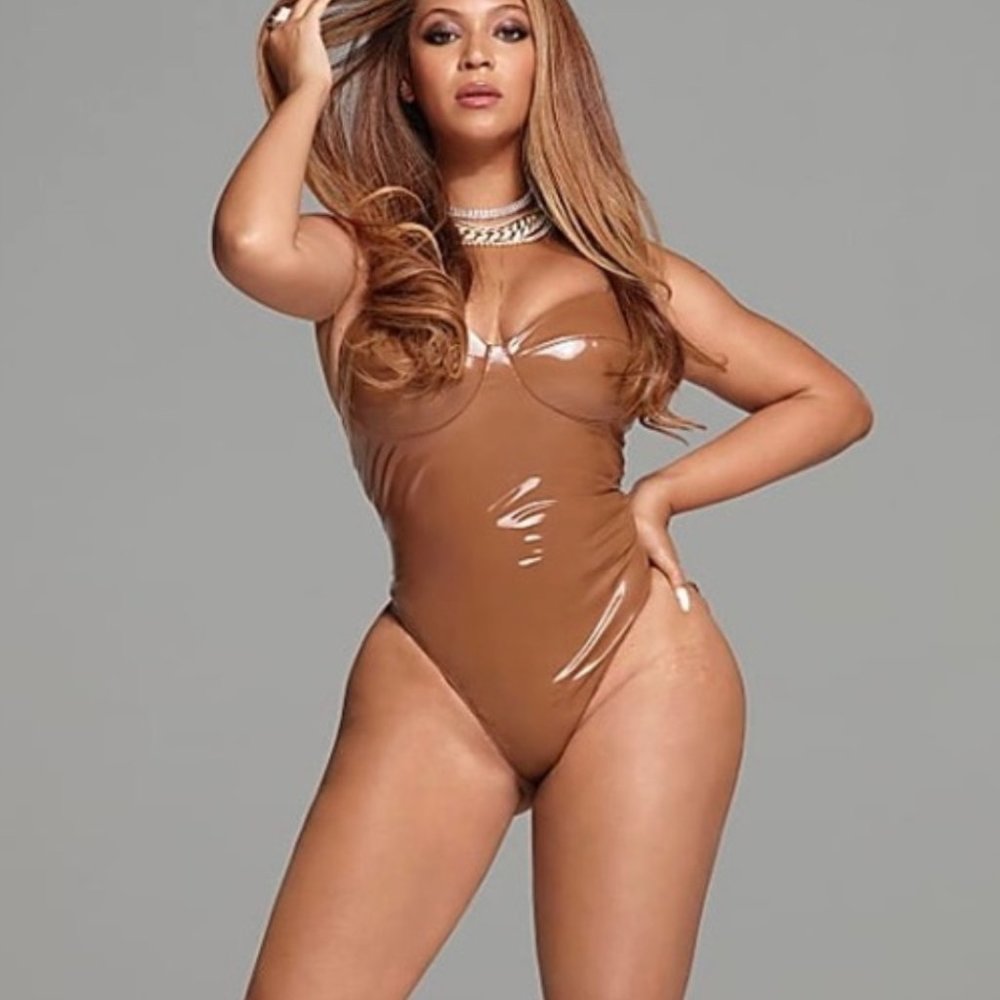 Adidas Ivy Park bodysuit latex NEW